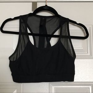 FINAL OFFER! ! Mesh and zipper sports bra